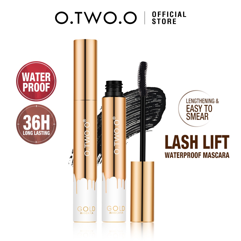 Mascara O.TWO.O Kháng Nước Lâu Trôi Màu Đen Tự Nhiên Chuốt Cong Và Dài Mi 50g