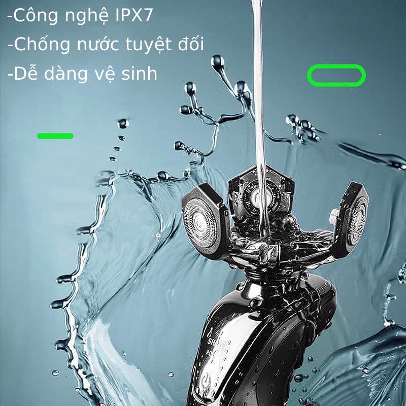 Máy cạo râu đa năng 4in1 cao cấp chống nước chuẩn IPX7 Yoroshiko