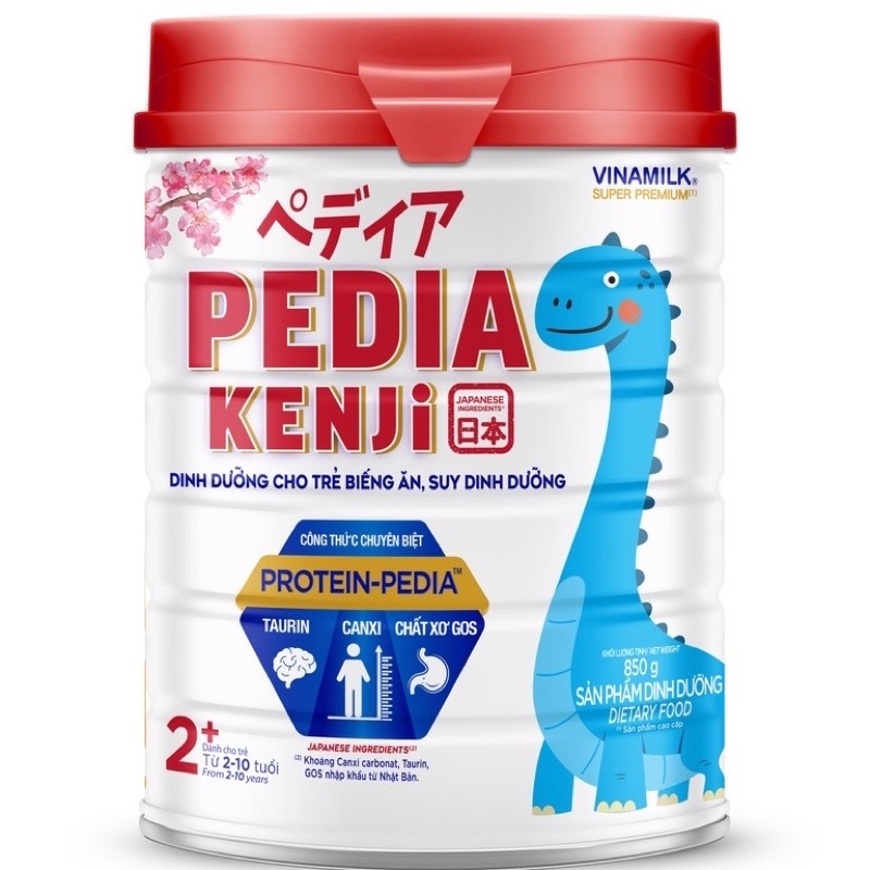 SBDD Pedia Kenji 2 Plus ( Cho Trẻ Từ 2 Đến 10 Tuổi ) 850g + Kèm Quà