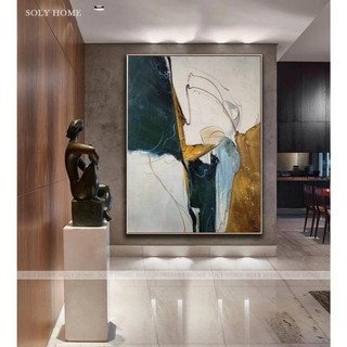 Tranh treo tường trừu tượng hiện đại, tranh canvas, mã cd04