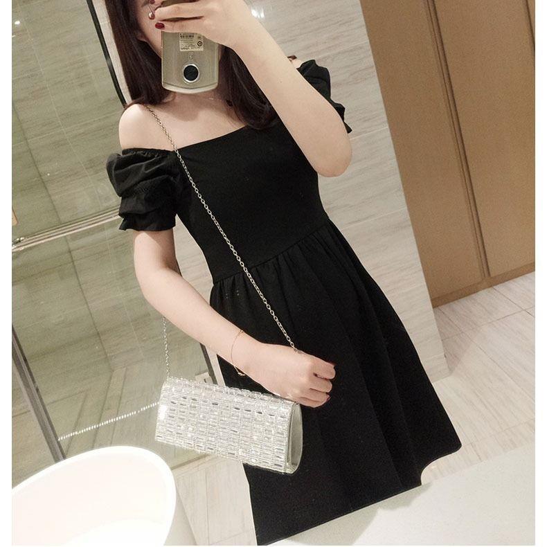 Ví Cầm Tay Đính Đá Lấp Lánh Thời Trang Cho Nữ