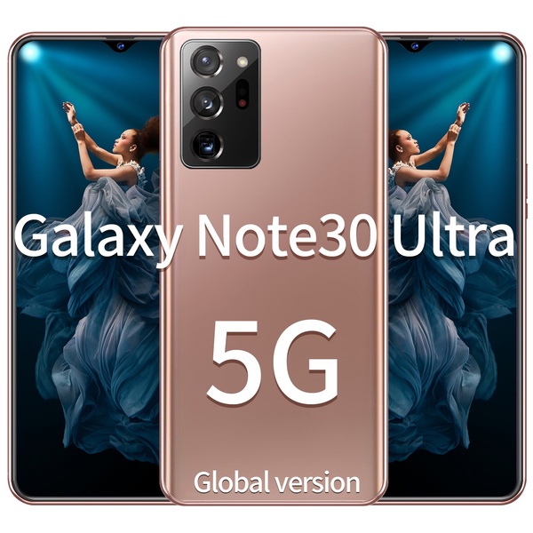 Điện thoại mới nguyên bản Galaxy note30 PIus Smartphone 7.5inch RAM12GB+ROM512GB Android Full Screen 5G Phone w