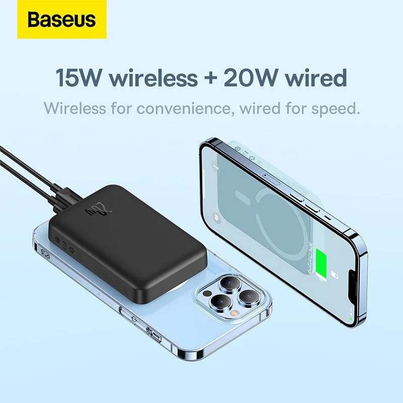 Pin Sạc Dự Phòng Từ Tính Baseus 10000mAh 20W