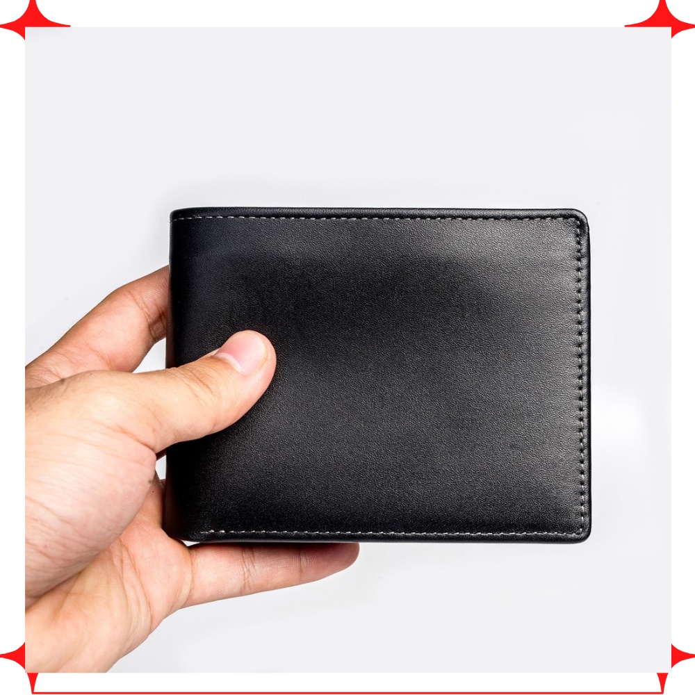 Ví Nam Da Bò Cao Cấp - Bóp Nam Tặng Kèm Hộp Dùng Làm Quà Tặng - TRONBO - navie_store