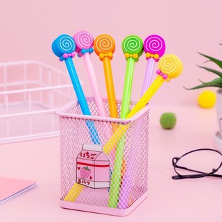 Bút gel kẹo mút cute, mực đen
