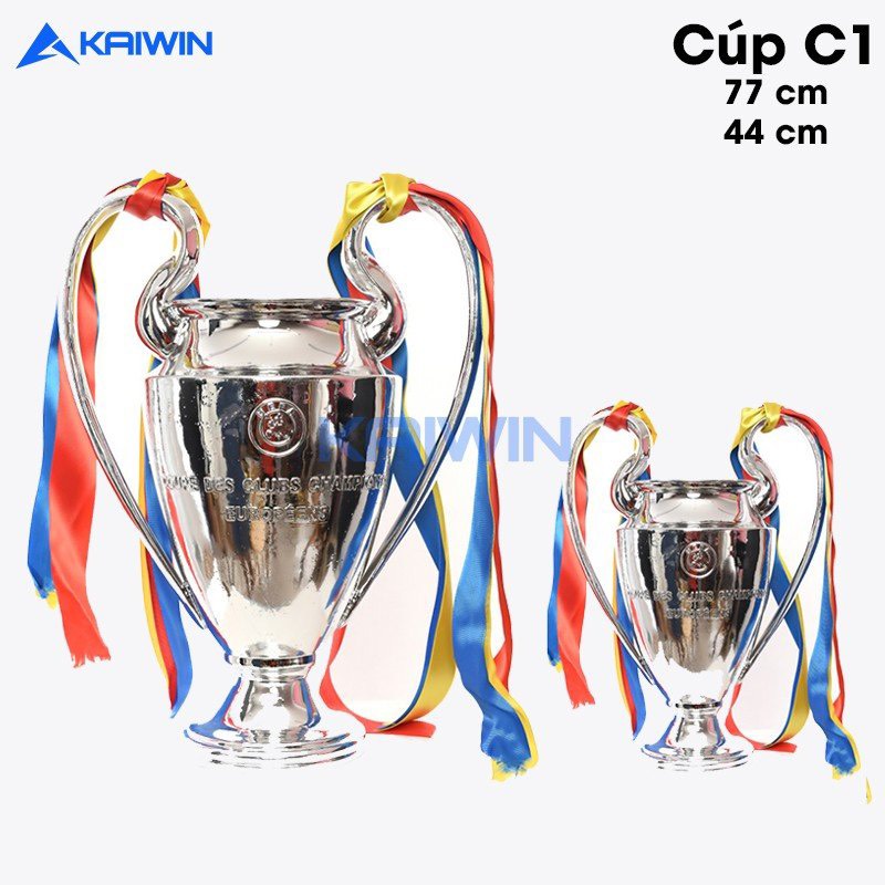 Cúp C1 và Cúp Ngoại Hạng Anh loại nhỏ 44cm,giá rẻ