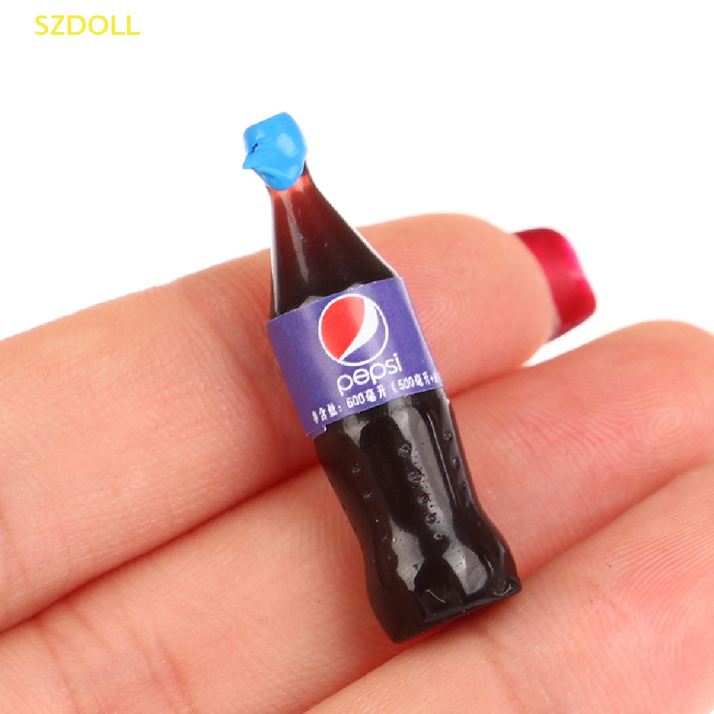 1 Set Chai Nước Ngọt / Soda / Coca Cola Đồ Chơi Nhà Búp Bê Thu Nhỏ DIY