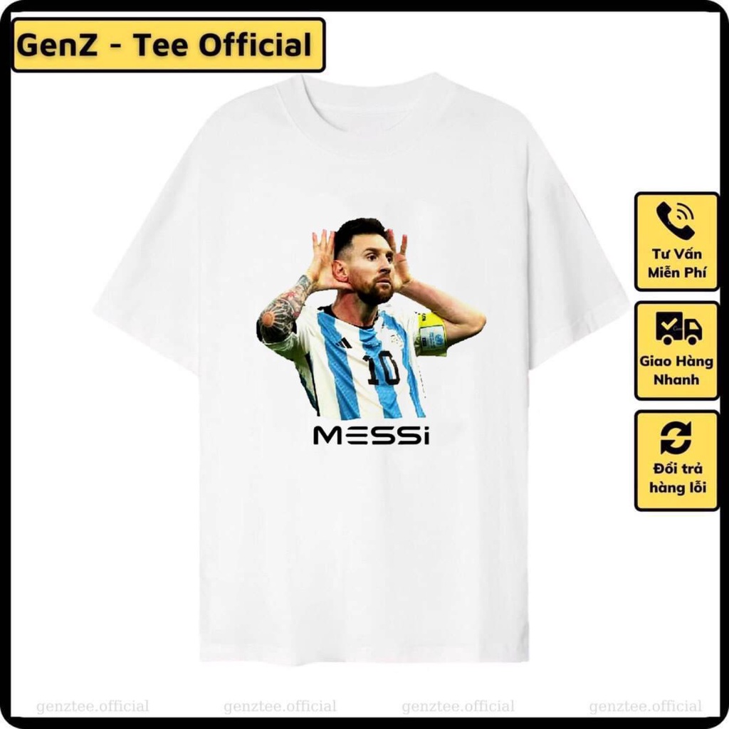 Áo thun Messi Que Mira Bobo phong cách trẻ trung năng động form rộng nam nữ đủ size