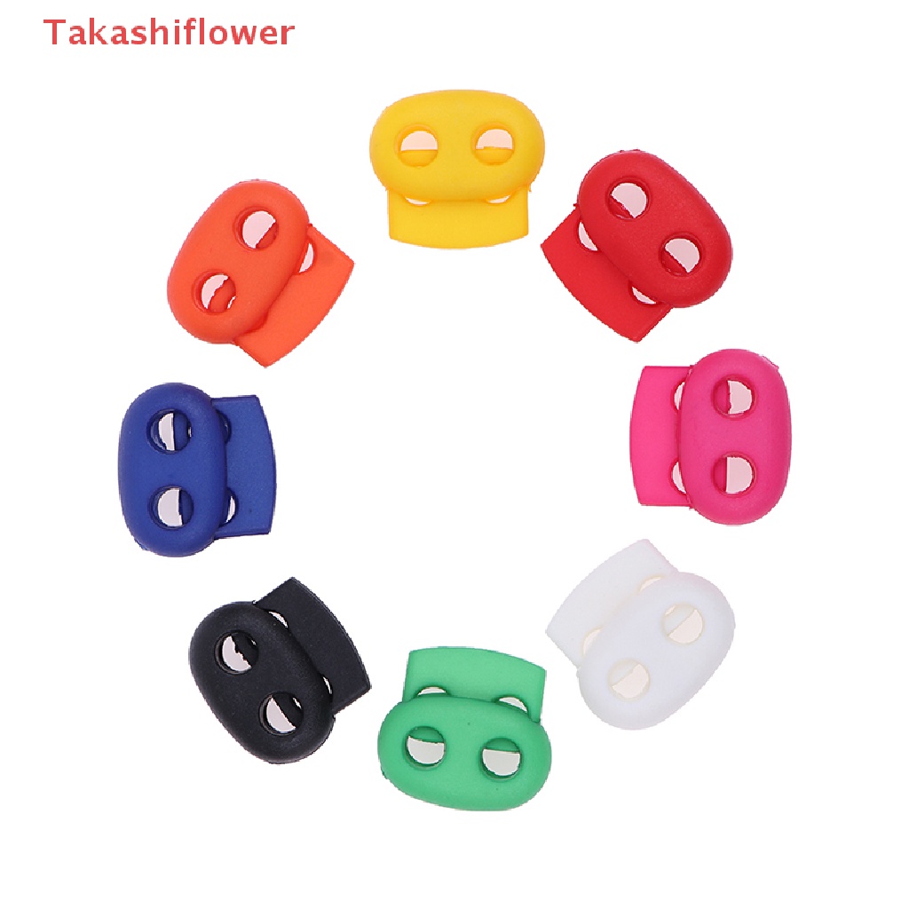 Set 20 Kẹp Khóa Dây Giày 5mm DIY Tiện Dụng