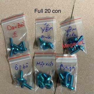 FULL ỐC GR5 DÀN ÁO WAVE A 2006-2023, WAVE 50CC