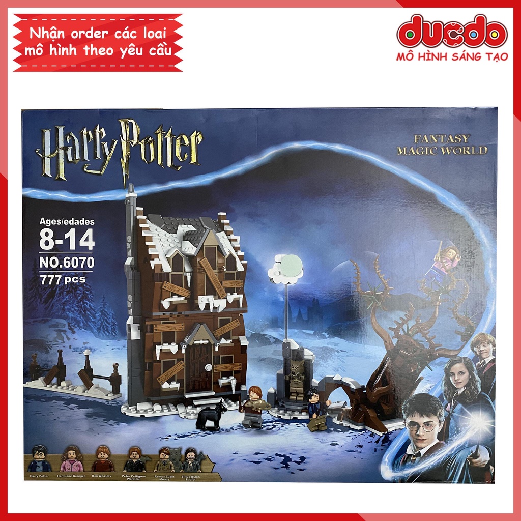 No 6070 Lắp ghép Harry Potter Lều hét và cây liễu roi - Đồ chơi Xếp hình Mô hình 76407 BLA LRI