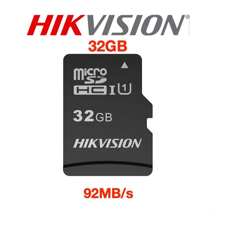 Thẻ nhớ Mirco SD HIKVISION 64GB 32GB 128GB - 92MB/s Class 10 chuyên dùng ghi hình cho các dòng camera IP, điện thoại,máy