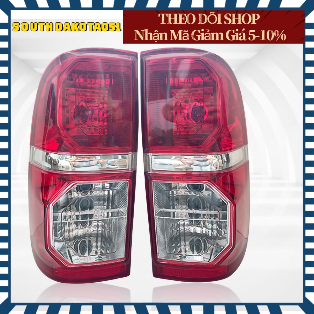 [Hàng Sẵn] Đèn Hậu ô tô - Đèn Phanh Gắn Đuôi Xe Hơi Độ sáng cao chống thấm nước cho Toyota HILUX VIGO 2012【Southdakota051】