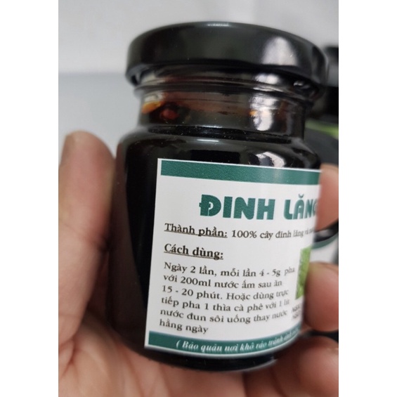 Cao Đinh lăng nguyên chất  200gr hộp thủy tinh