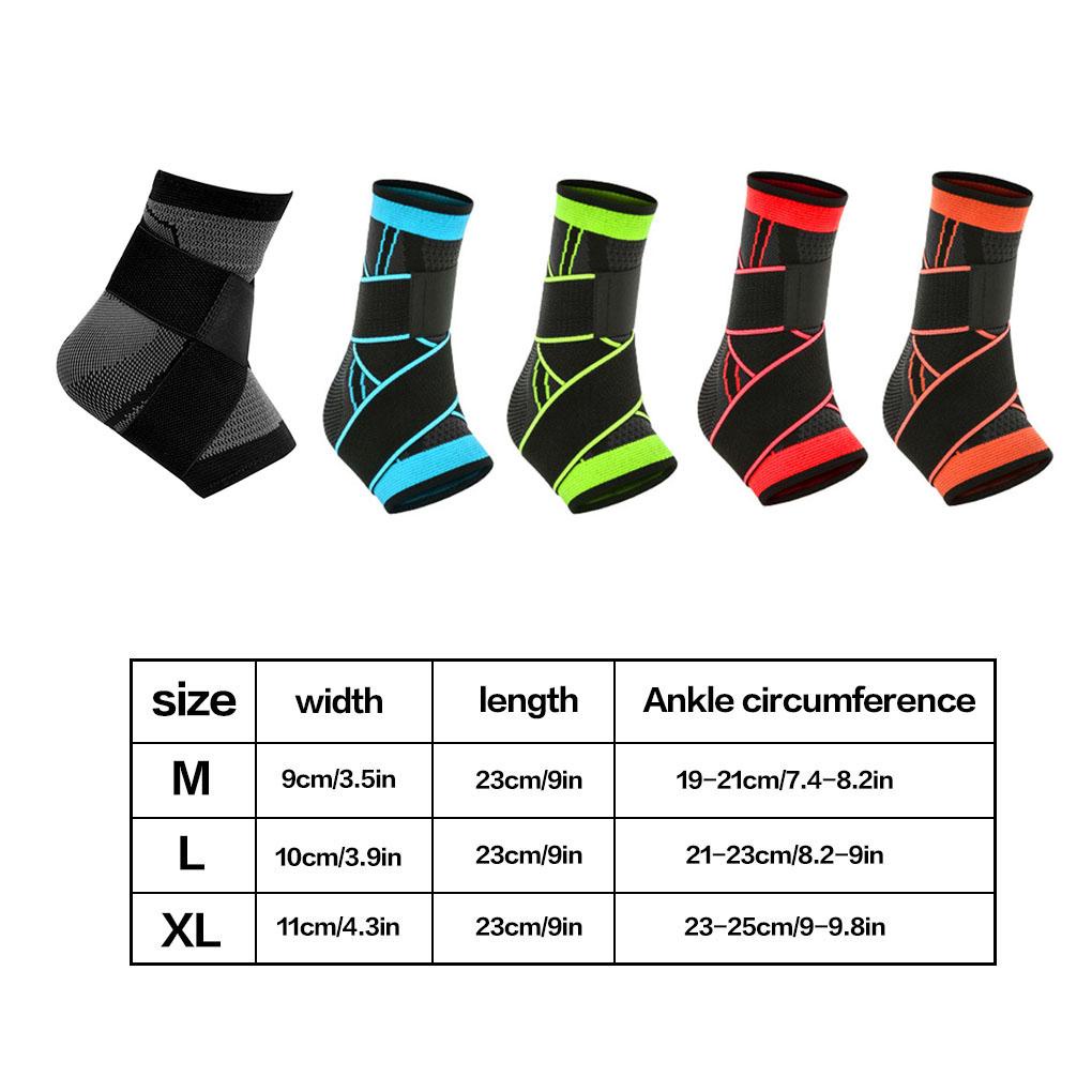 1 Băng Quấn Bảo Vệ Mắt Cá Chân 3D Bằng Nylon