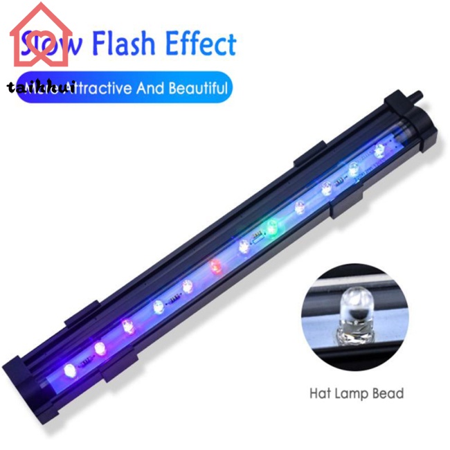 Đèn LED Chìm 7 Màu Tạo Bong Bóng Khí Cho Bể Cá