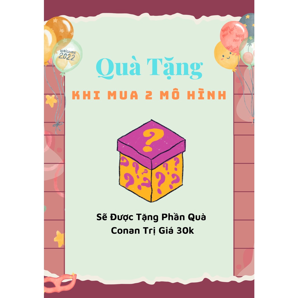 Mô hình standee conan movie 25 thám tử lừng danh Conan trang trí góc học tập làm việc