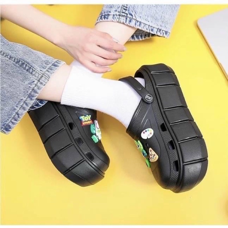 Dép sục cross cao 7cm cao cấp