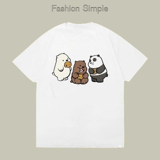 Áo thun nam nữ 🚚 FREESHIP 🚚in hình 3 chú gấu siêu cute, chất vải dày mịn, thoáng mát, nam nữ đều mặc được