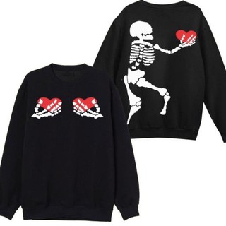 Áo Sweater Bộ Xương Trái Tim Người Dành Cho Mùa Đông 2023.