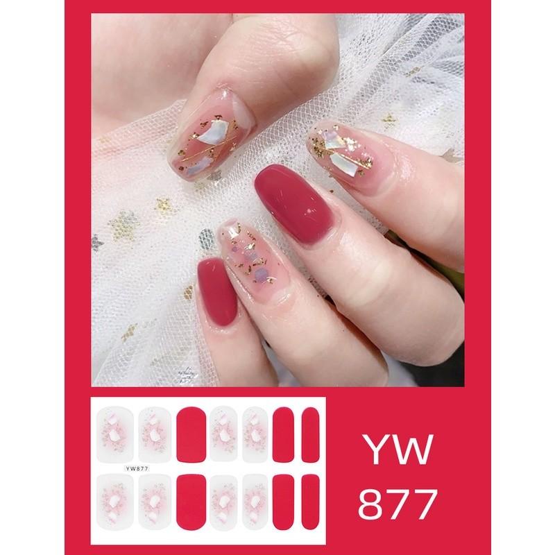 PVN57701 Bộ sticker dán móng tay trang trí 3D đẹp chống nước nhiễu mẫu đẹp