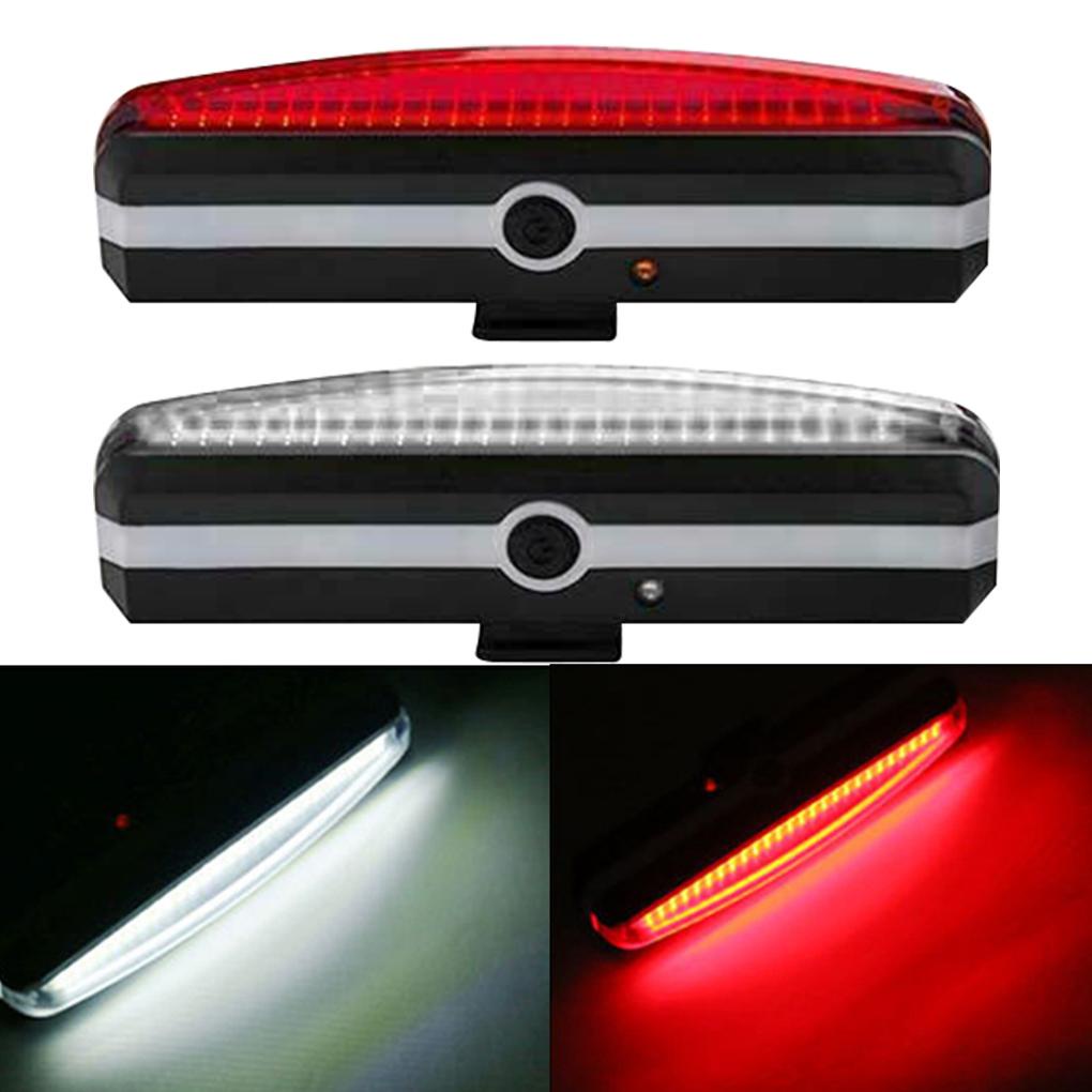 Đèn LED Cảnh Báo An Toàn Chống Thấm Nước Sạc USB Cho Xe Đạp