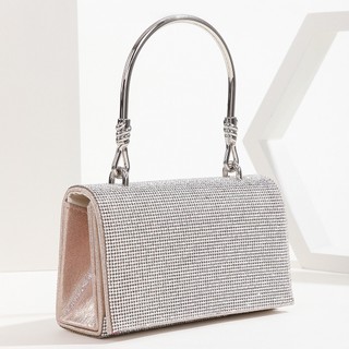 Túi xách nữ đi tiệc, Clutch dự tiệc, ví dự tiệc đính đá sang chảnh VDT004