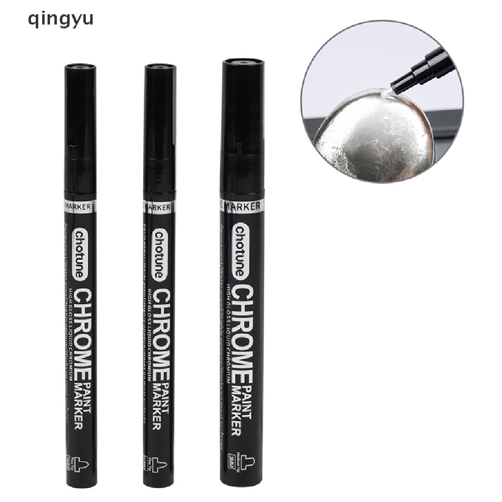 Bút Dạng Lỏng Hiệu Ứng Tráng Gương Màu Bạc Phản Quang Dùng Làm Đồ Thủ Công