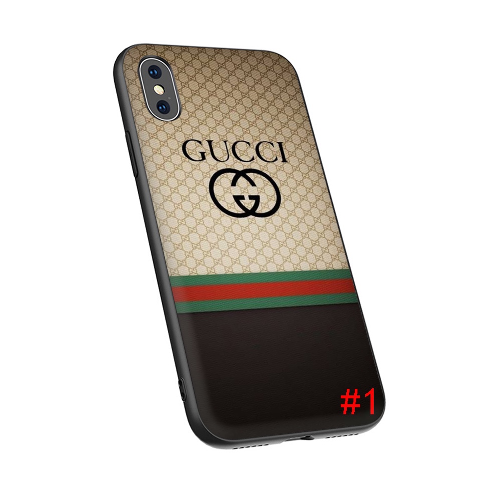 Ốp Điện Thoại Mềm Hình logo JMH16 guci Cho iphone X XS XR 14 Pro Max Plus 12 13 Mini