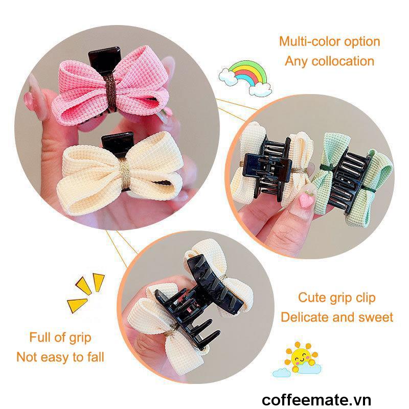 【coffeemate】⚡ Kẹp Tóc Hình Nơ Nhỏ Dễ Thương Thời Trang Dành Cho Nữ