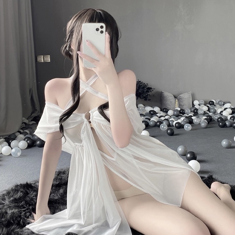 Bộ xẻ xuyên thấu thiết kế độc đáo L2577. Giao hoả tốc HCM. Đồ ngủ Cosplay sexy ThaoBonita | BigBuy360 - bigbuy360.vn