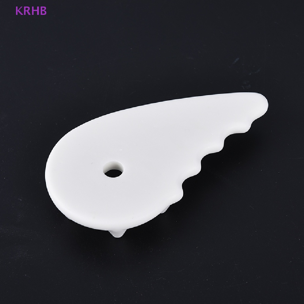 Bảng Guasha Gốm Sứ Trắng Mát Xa Cổ Chuyên Dụng Mới