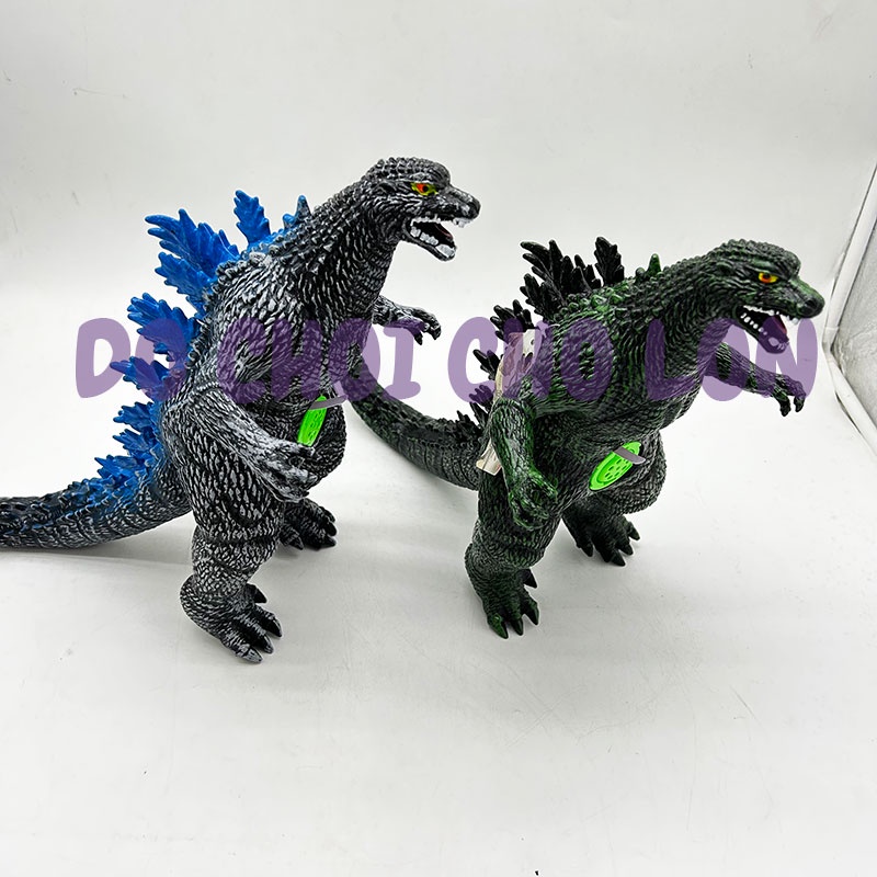Đồ chơi mô hình khủng long Godzilla King Of Monsters bằng cao su mềm có nhạc 699-5