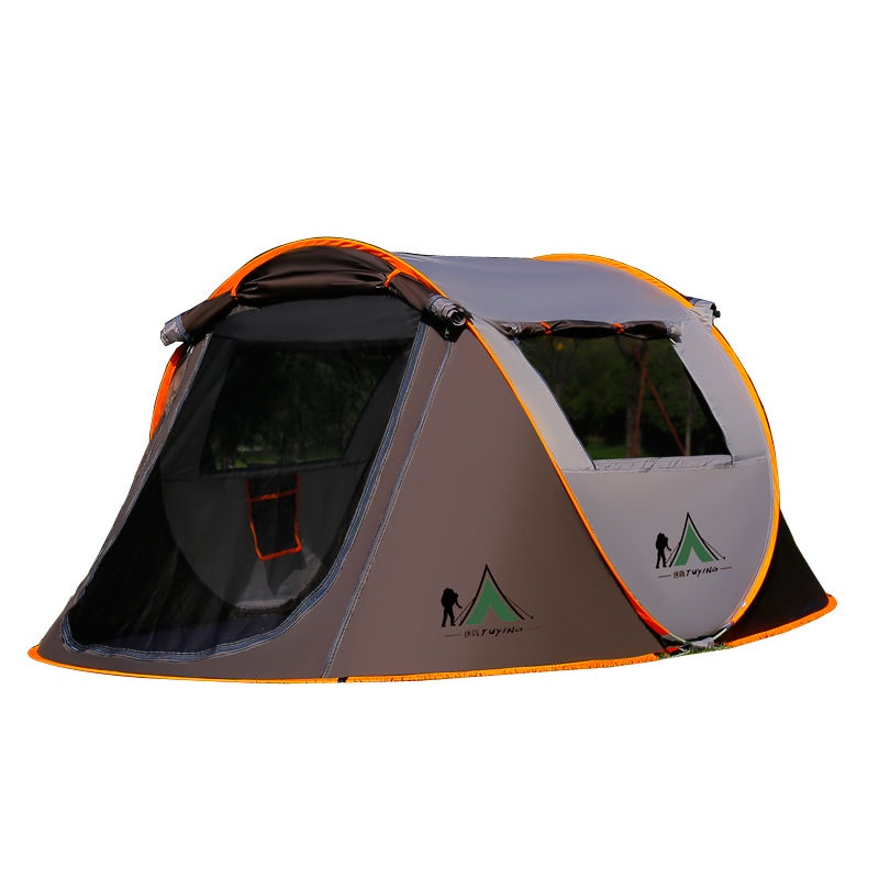 One Second Quickly Open Automatic Tent Outdoor 3-4 People 2 People Sun-Proof Rain-Proof Beach Campin