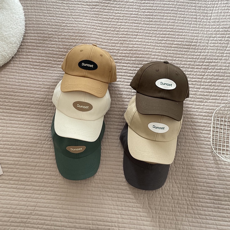 Mũ Lưỡi Trai Thêu Chữ Phong Cách Hàn Quốc Cho Bé