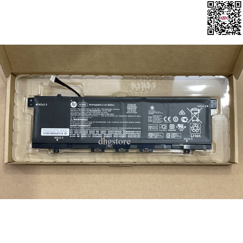 Pin laptop HP Envy X360 13-AG, 13M-AQ, 13-AH, 13-AR, HSTNN-DB8P, KC04XL, HSTNN-IB8K 12Tháng