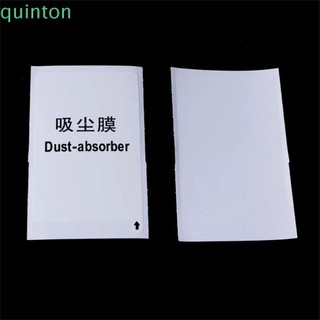 QUINTON Mobile Phone Accessories Cell Phone Dust Absorber Glasses Dust Papers Dust Removal Sticker Tempered Glass DV DC Monitors Screen Cleaner Guide Sticker LCD Screens Screen Cleaning Tool