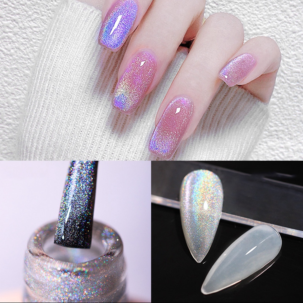 Sơn Móng Tay 8ml Màu Mắt Mèo Lấp Lánh Nhanh Khô Không Gây Kích Ứng Chuyên Dụng Cho Salon