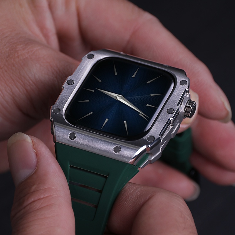 Dây Đeo Inox Cho Đồng Hồ Thông Minh apple Watch series 8 SE 7 6 5 4 44mm 45mm