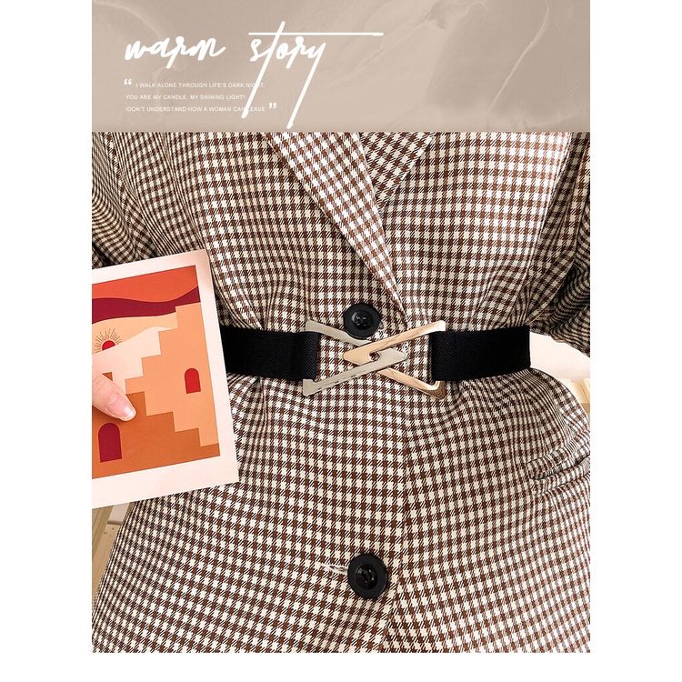 Thắt Lưng Khóa Tam Giác Co Giãn Thời Trang GM028