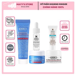Set dưỡng KIEHL'S kiềm dầu, se lỗ chân lông, làm sáng da 5 món