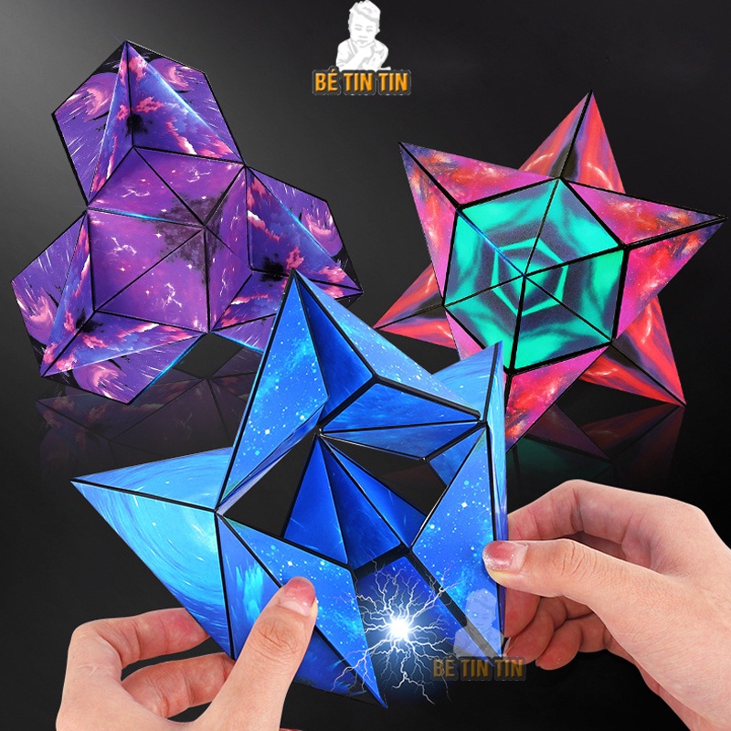 Đồ Chơi Khối Rubik 3D , Rubic Thay Đổi Hình Dạng Độc Đáo Cho Trẻ Em Kích Thước 5.7 Cm