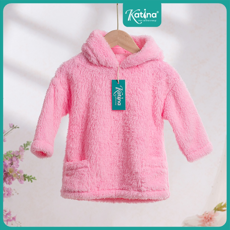Áo lông Hoodie hàng loại 1, có mũ tai gấu cực xinh cho bé  - Siêu nhẹ mà lại cực ấm, cực thoải mái cho bé!