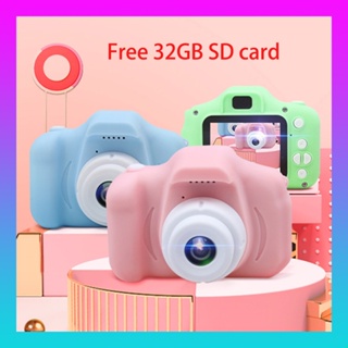 Hình ảnh [Giao hàng] Ngày trẻ em Máy ảnh kỹ thuật số trẻ em Máy ảnh trẻ em mini có thể sạc lại được 2.0 inch chính hãng