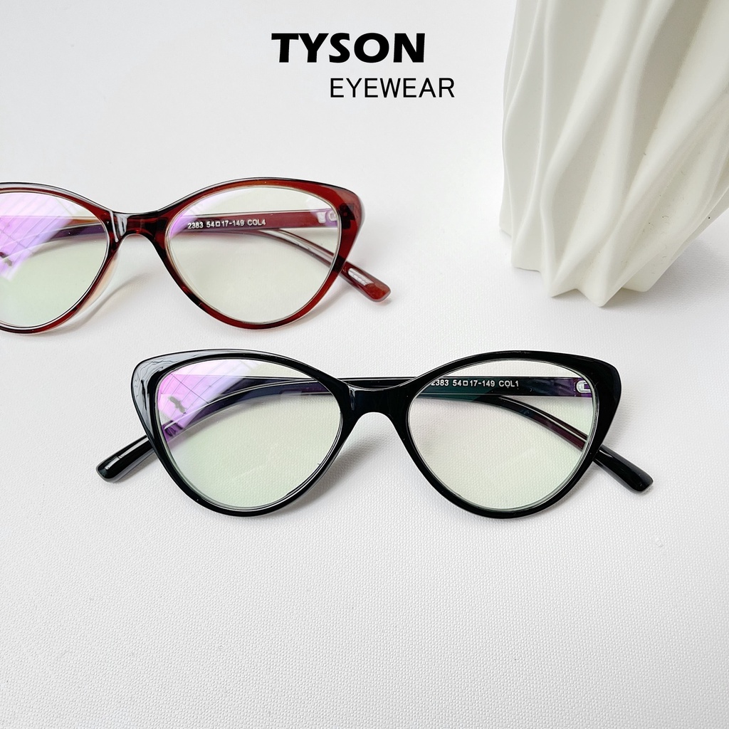 #2383 Gọng kính mắt mèo TYSON tặng hộp khăn