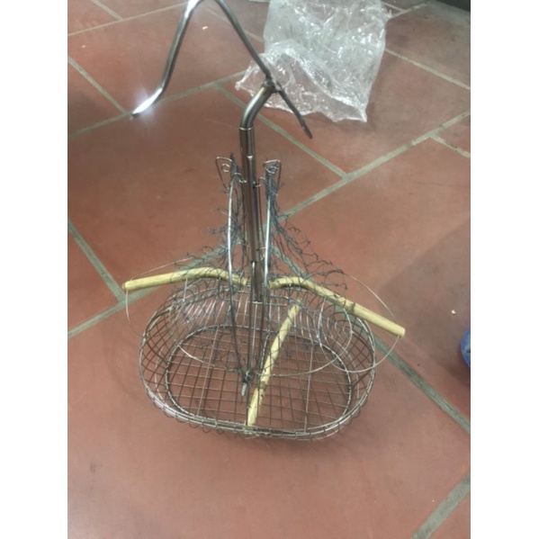 Lồng Bẫy Khuyên 2 cửa chất liệu inox siêu nhậy , lồng bẫy hút mât 35x18x30cm