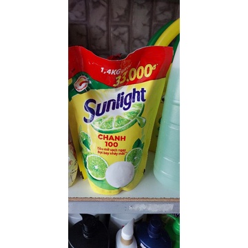 Nước rửa chén Sunlight hương chanh túi 1.4kg