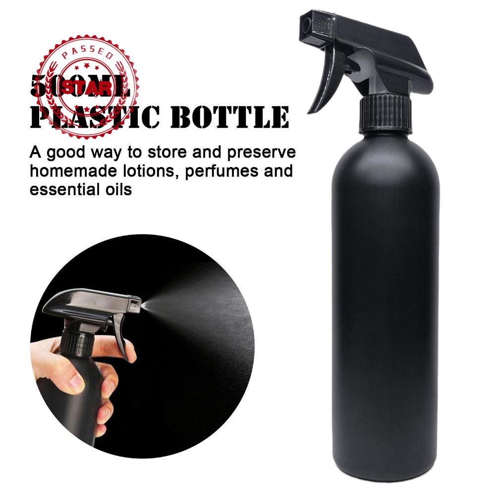 Bình Nhựa Màu Đen Có Nút Cầm Tay Dung Tích 500ml Dùng Để Tưới Nước E5S4