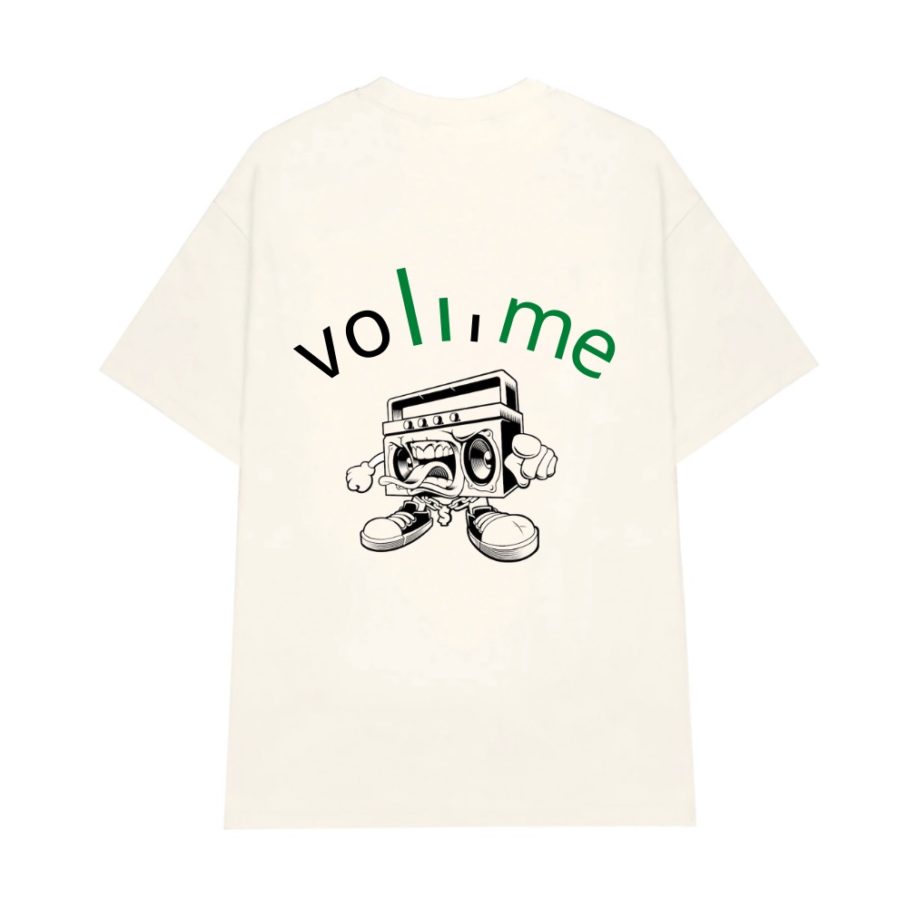 Áo Thun Local Brand Unisex LIME Volume Cream AT009