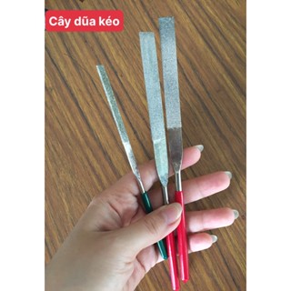 Cây dũa hợp kim tay cầm bọc nhựa 2 cỡ